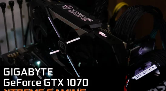 GIGABYTE 지포스 GTX 1070 XTREME GAMING D5 8GB 리뷰 1