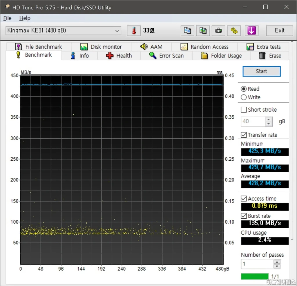 KINGMAX Portable SSD KE31 480GB 간단 리뷰 18