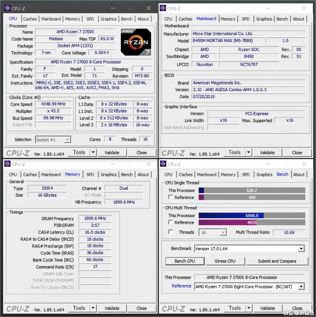 MSI MAG B450M 박격포 맥스 메인보드 리뷰 28