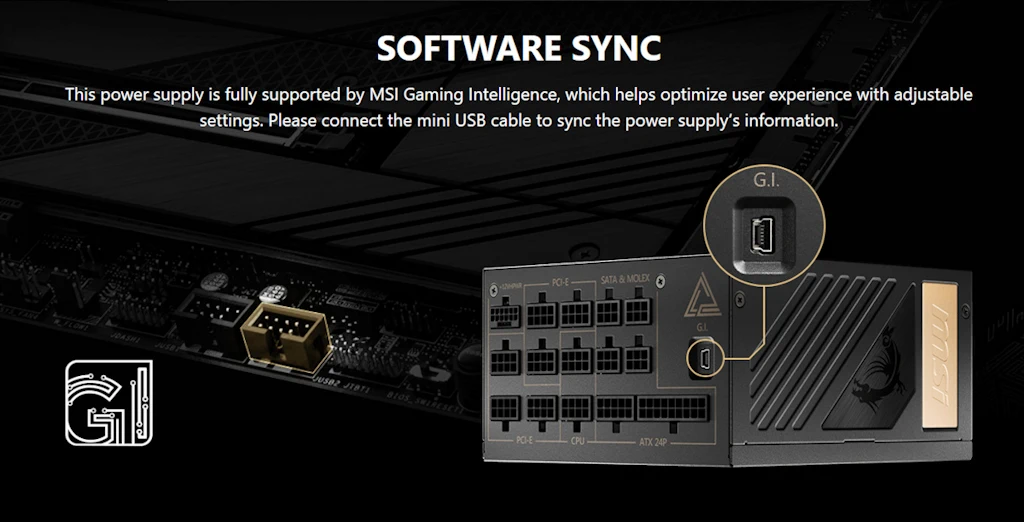 MSI MEG Ai1300P PCIE5 80PLUS PLATINUM 파워 서플라이 유닛 리뷰 15