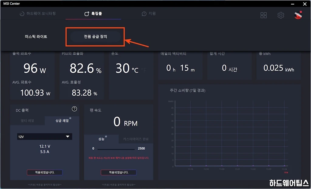 MSI MEG Ai1300P PCIE5 80PLUS PLATINUM 파워 서플라이 유닛 리뷰 34
