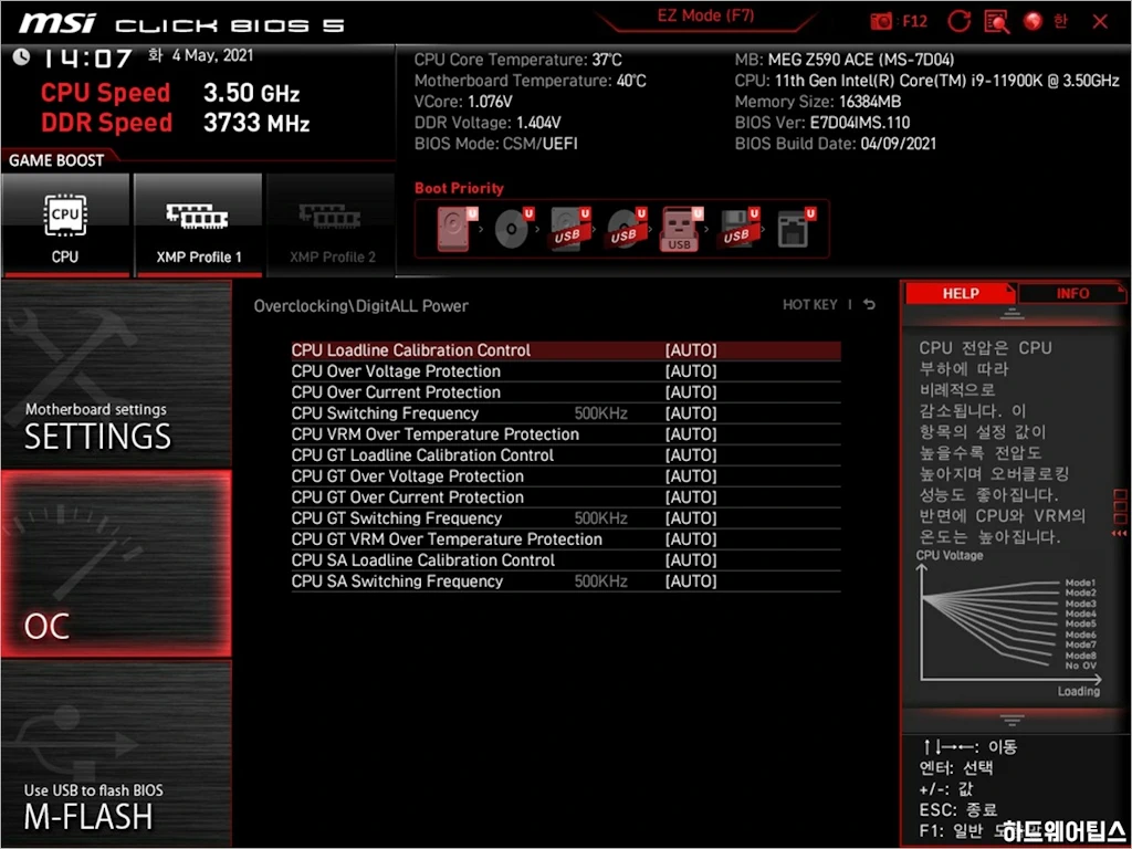 MSI MEG Z590 에이스 ACE 리뷰 56