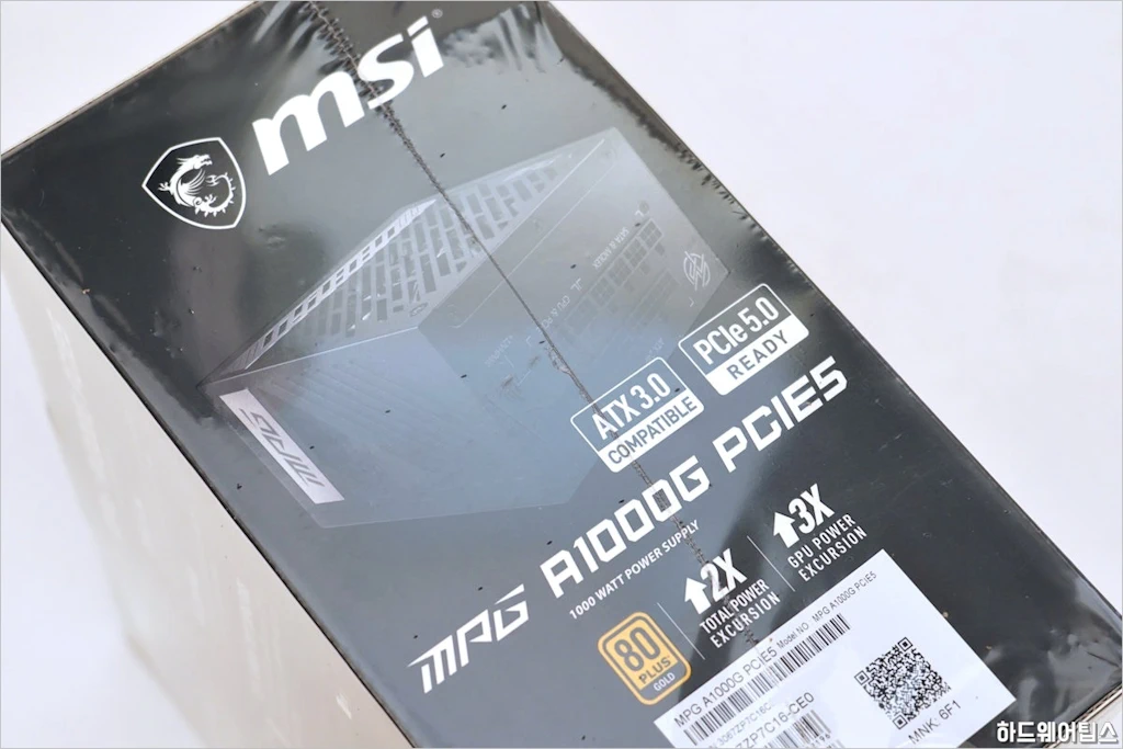 MSI MPG A1000G PCIE5 80PLUS GOLD 파워 서플라이 유닛 리뷰 6