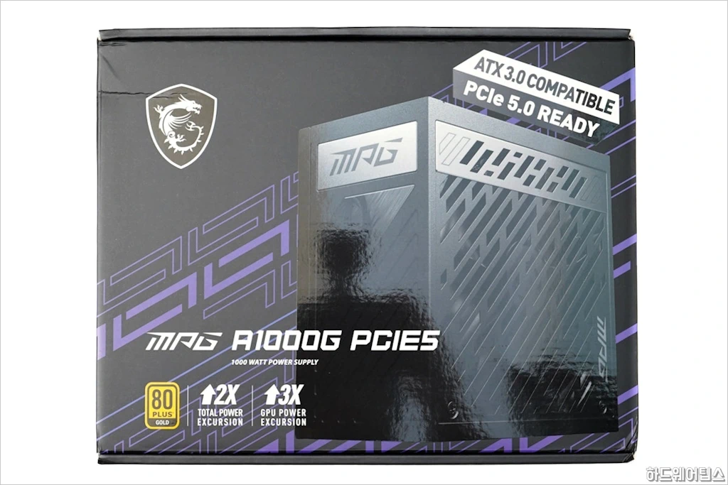 MSI MPG A1000G PCIE5 80PLUS GOLD 파워 서플라이 유닛 리뷰 7