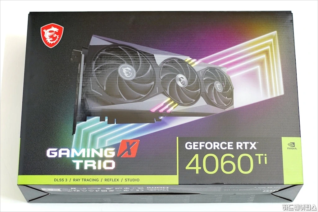 MSI 지포스 RTX 4060 Ti 게이밍 X 트리오 D6 8GB 트라이프로져3 리뷰 5