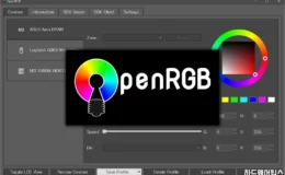 OpenRGB 메인보드 램 그래픽카드 RGB 설정 도구 1
