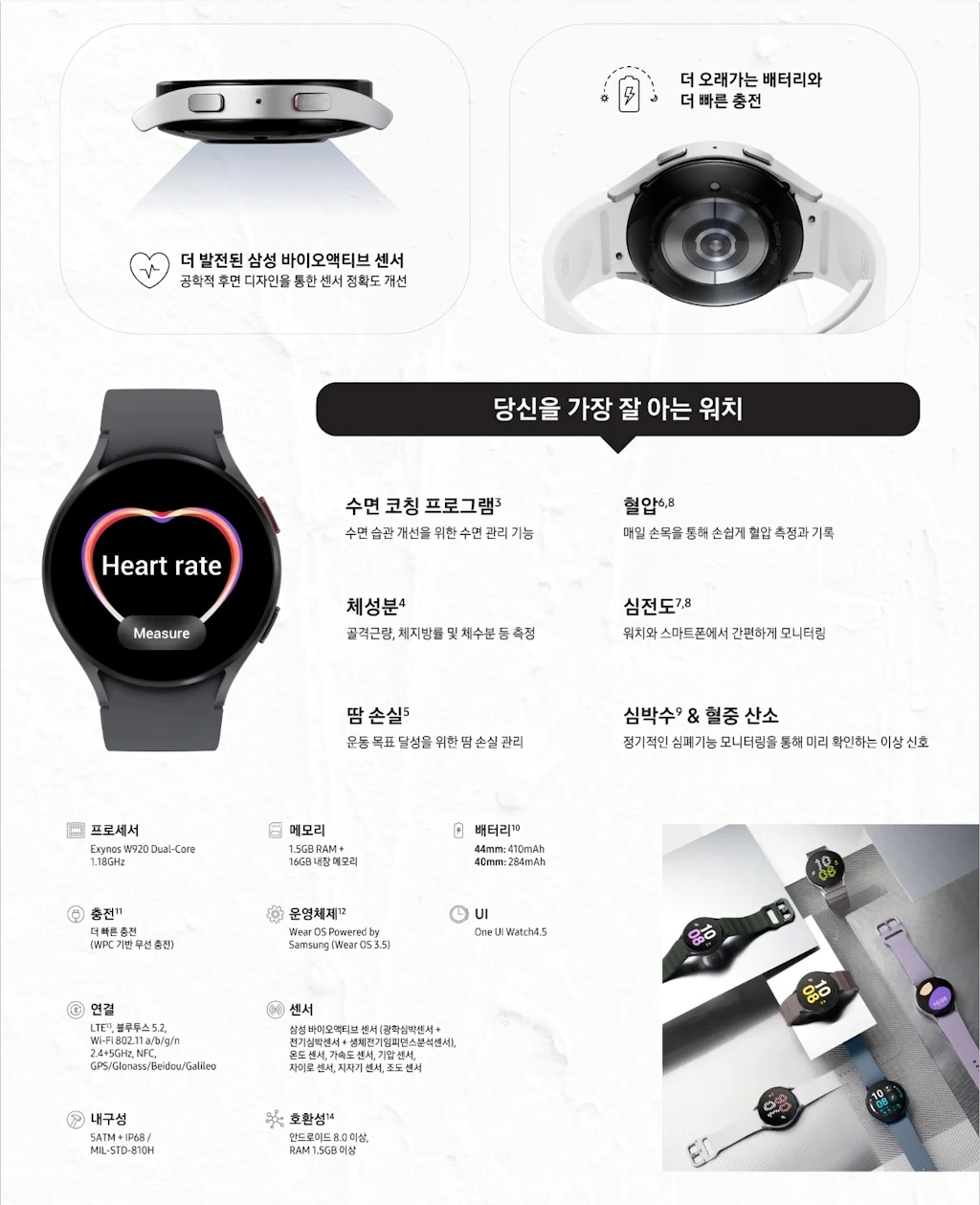 삼성전자 갤럭시 워치5 워치5 프로 발표 스펙 가격 출시일 5