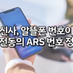 통신사 알뜰폰 번호이동 사전동의 ARS 번호 정리