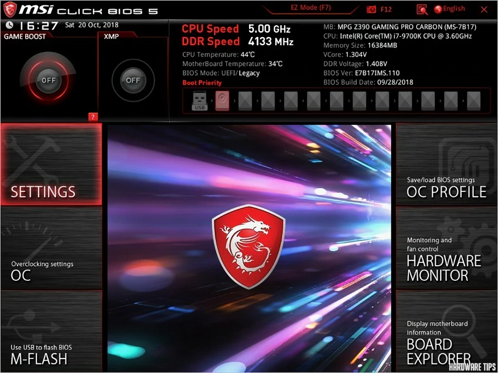 MSI MPG Z390 게이밍 프로 카본 리뷰 25