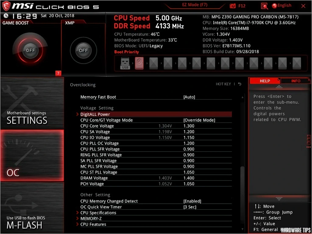 MSI MPG Z390 게이밍 프로 카본 리뷰 32