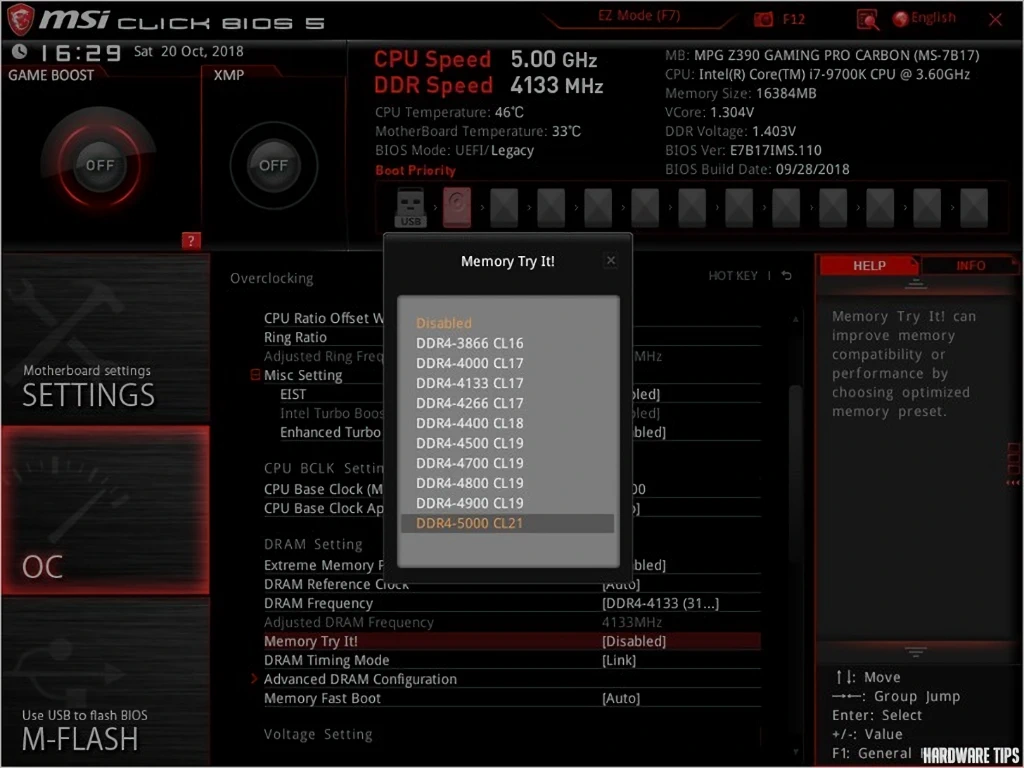 MSI MPG Z390 게이밍 프로 카본 리뷰 33