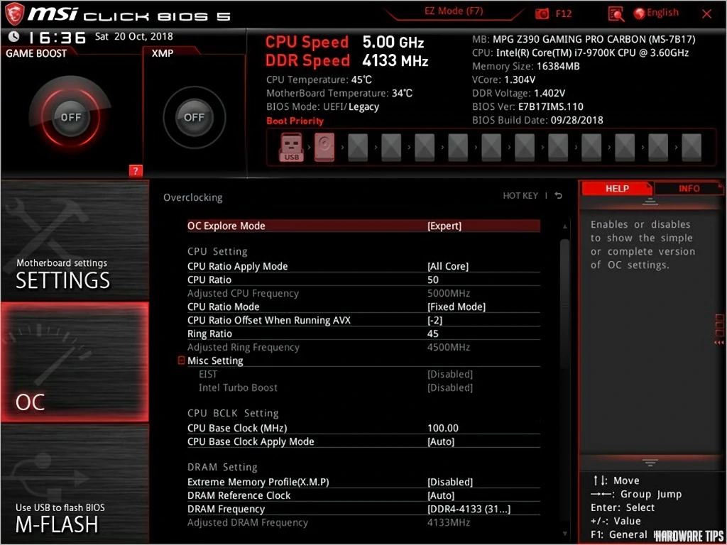 MSI MPG Z390 게이밍 프로 카본 리뷰 41