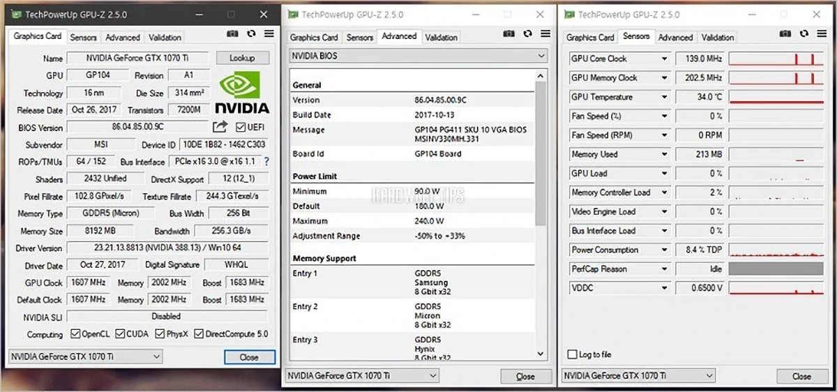 MSI 지포스 GTX 1070 Ti 게이밍 D5 8GB 트윈프로져6 28