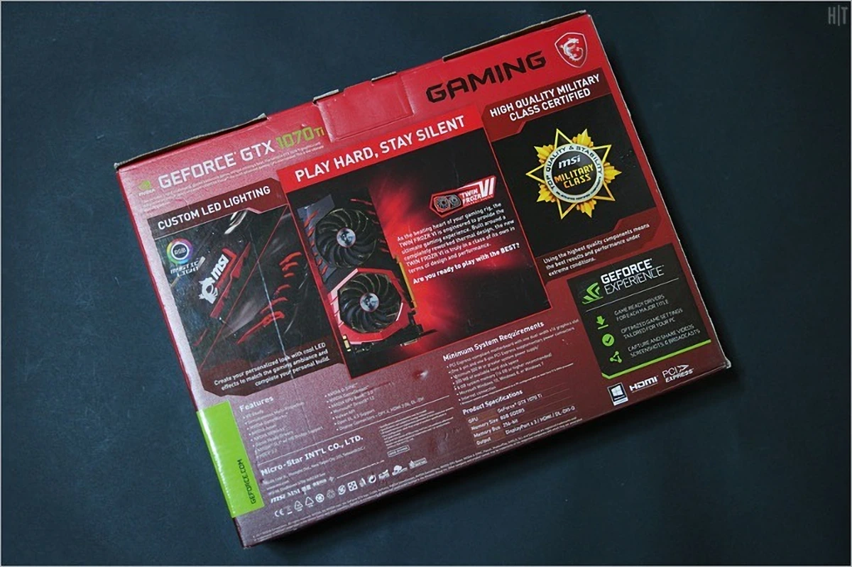 MSI 지포스 GTX 1070 Ti 게이밍 D5 8GB 트윈프로져6 4