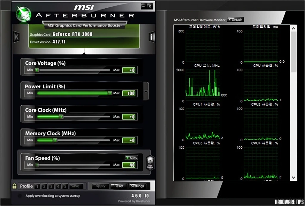 ZOTAC GAMING 지포스 RTX 2060 AMP D6 6GB TWIN 백플레이트 리뷰 41