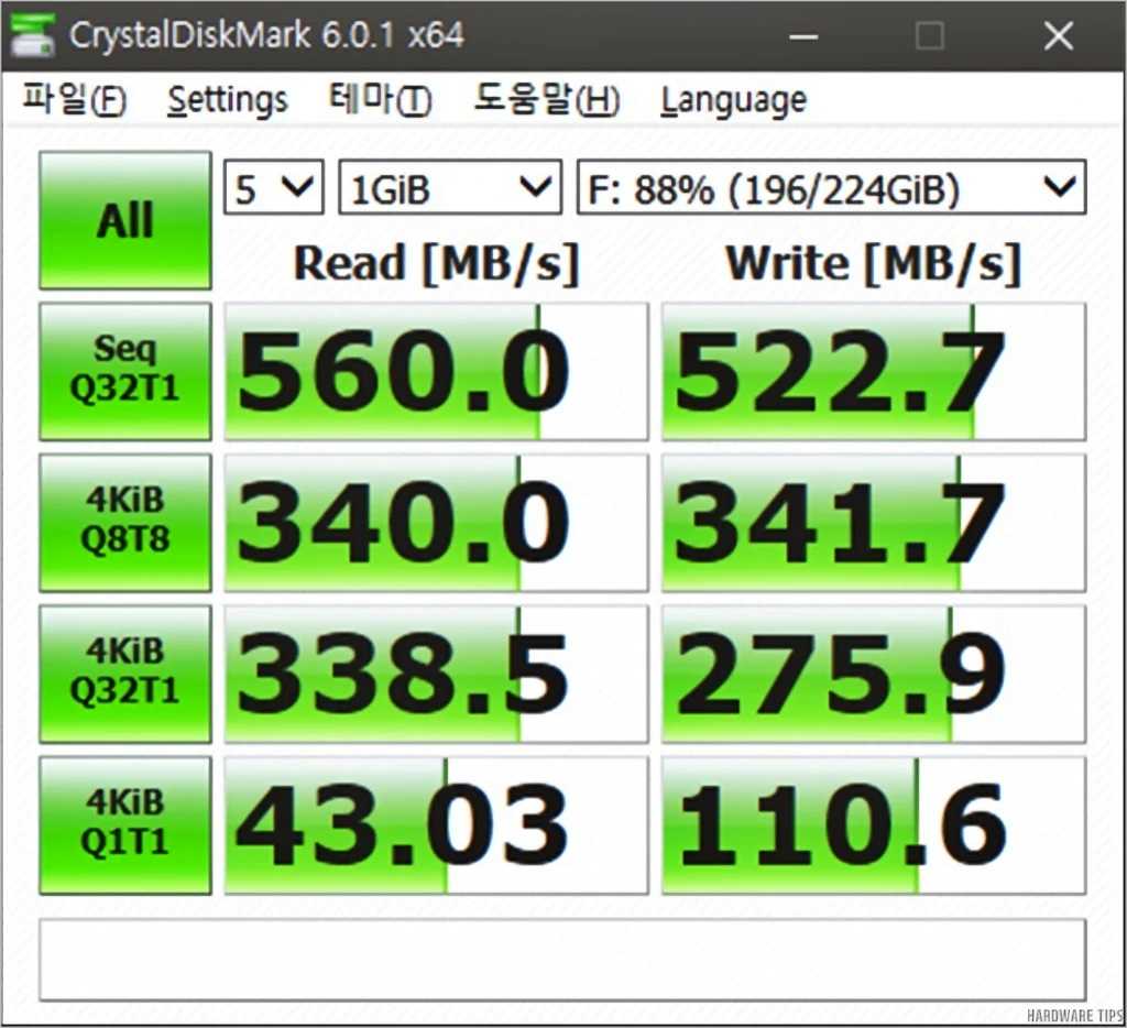 마이크론 Crucial BX500 240GB 아스크텍 리뷰 20