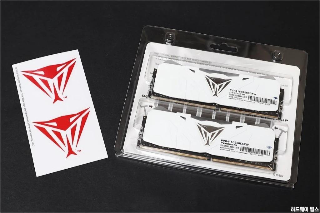 PATRIOT DDR4 16G PC4 21300 CL15 VIPER RGB 화이트 리뷰 3