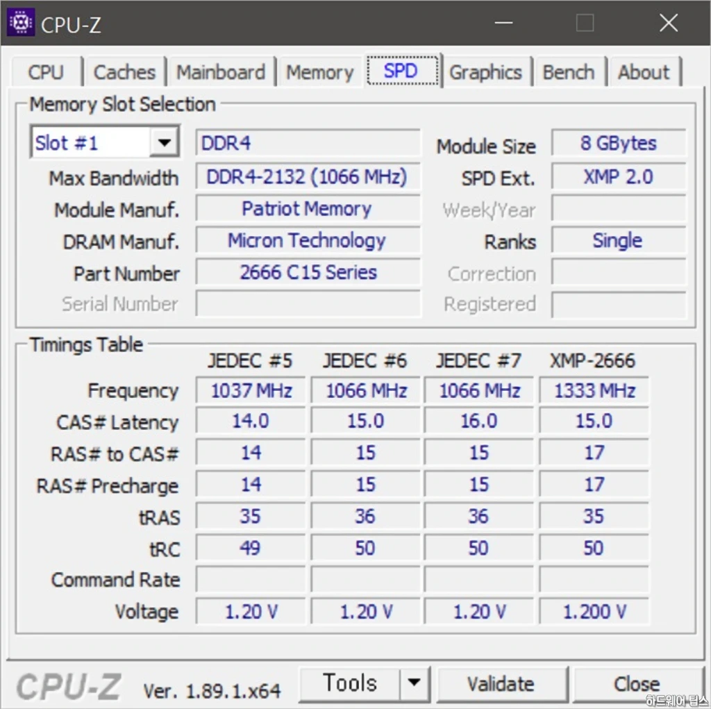 PATRIOT DDR4 16G PC4 21300 CL15 VIPER RGB 화이트 리뷰 9
