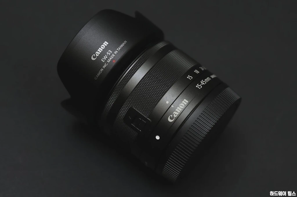 캐논 EW 53 EF M 15 45mm 전용 렌즈 후드 간단 리뷰 7