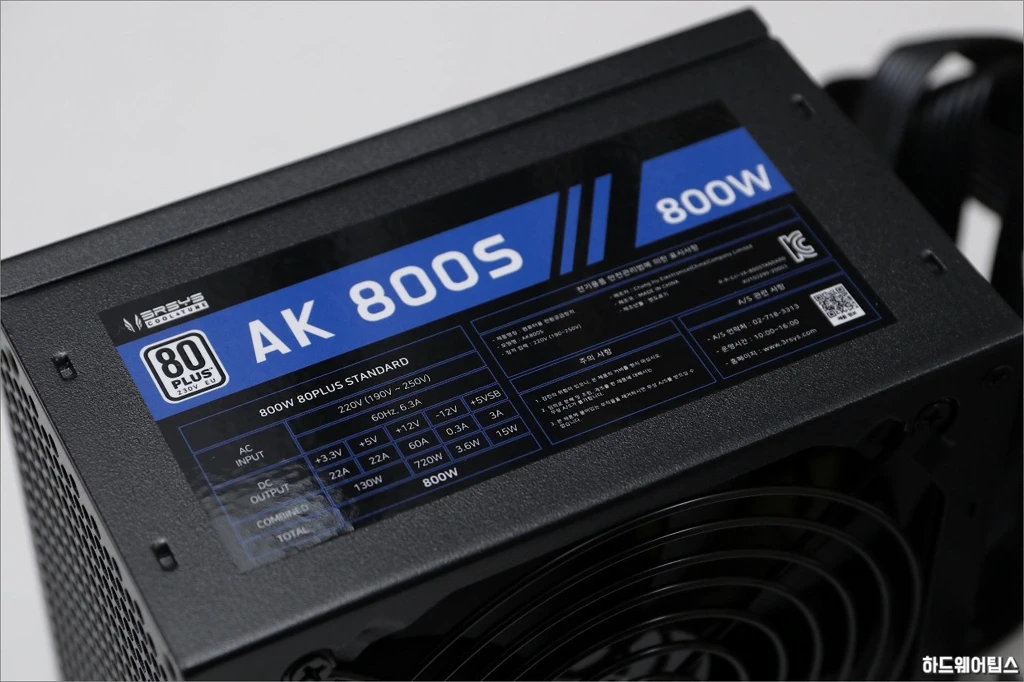 3RSYS AK 800S 80 PLUS STANDARD 230V EU 간단 리뷰 1