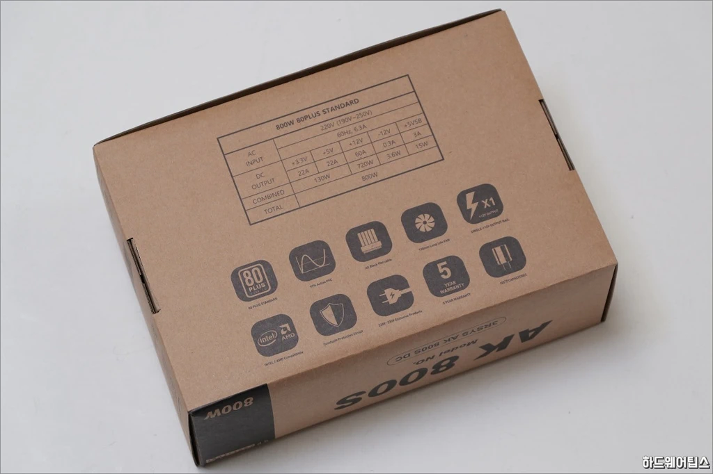 3RSYS AK 800S 80 PLUS STANDARD 230V EU 간단 리뷰 9