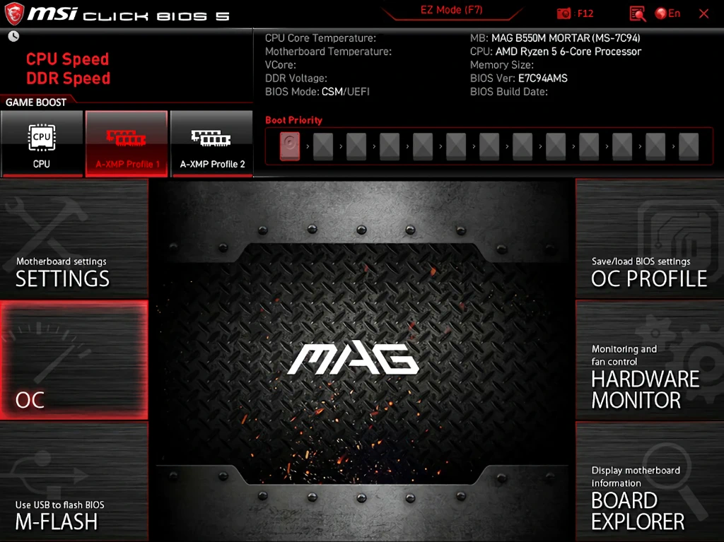 AMD 라이젠 5 프로 4650G MSI MAG B550M 박격포 간단 사용기 36