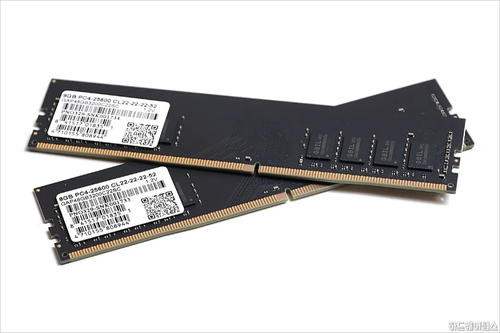 GeIL DDR4 8G PC4 25600 CL22 PRISTINE 리뷰 1