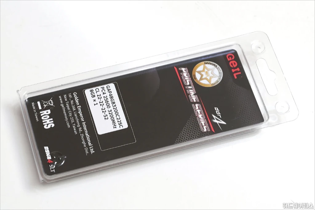GeIL DDR4 8G PC4 25600 CL22 PRISTINE 리뷰 3