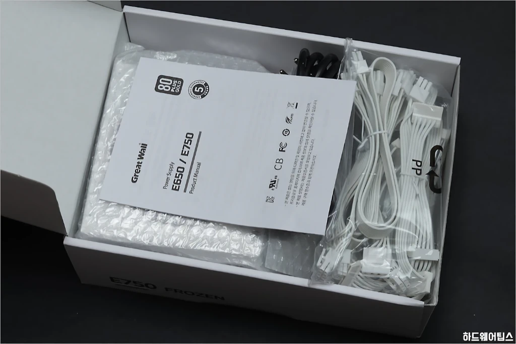 GreatWall E650 E750 FROZEN 80PLUS GOLD 모듈러 간단 리뷰 22