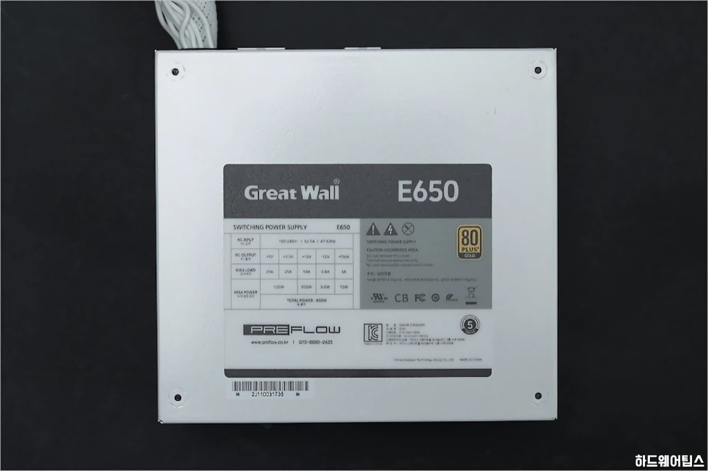 GreatWall E650 E750 FROZEN 80PLUS GOLD 모듈러 간단 리뷰 24