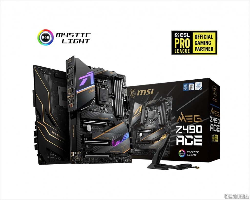 MSI MEG Z490 에이스 메인보드 리뷰 1