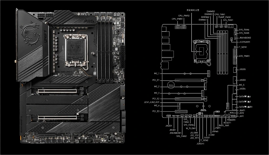 MSI MEG Z690 유니파이 리뷰 6