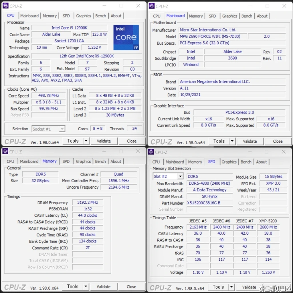 MSI MPG Z690 포스 WIFI 리뷰 72