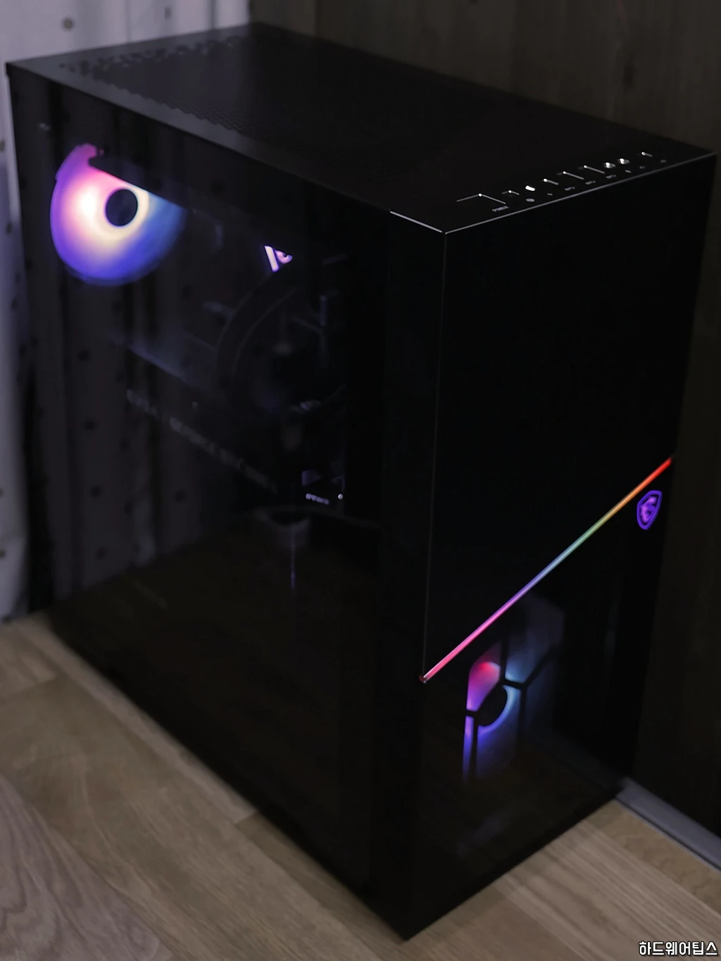 MSI MPG 세키라 100R 게이밍 케이스 리뷰 55
