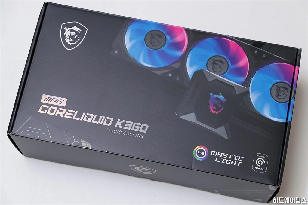 MSI MPG 코어리퀴드 K360 일체형 수랭 쿨러 리뷰 4