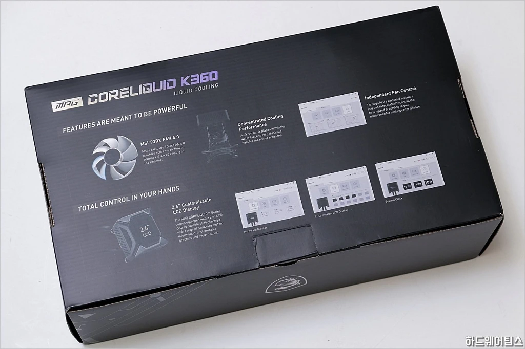 MSI MPG 코어리퀴드 K360 일체형 수랭 쿨러 리뷰 5
