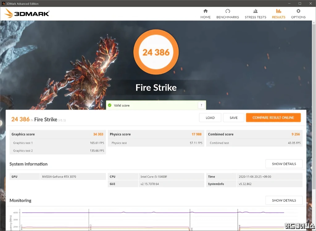 PALIT 지포스 RTX 3070 GAMINGPRO OC D6 8GB 간단 사용기 16