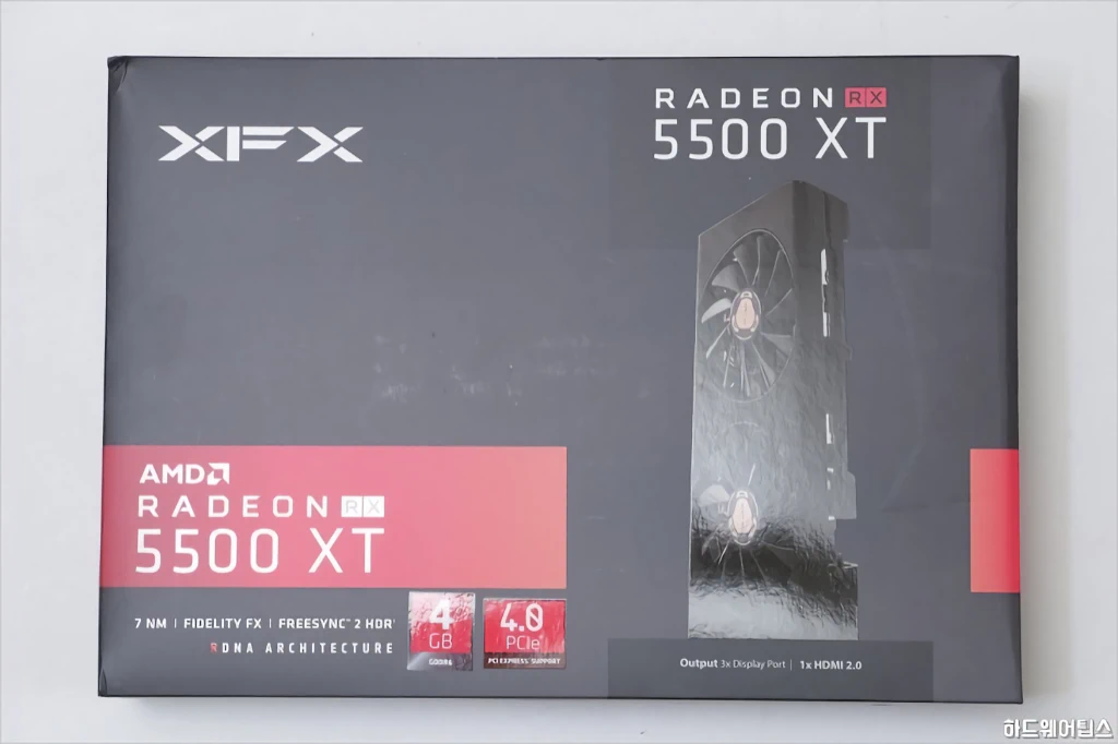 XFX 라데온 RX 5500 XT THICC II D6 4GB 리뷰 1