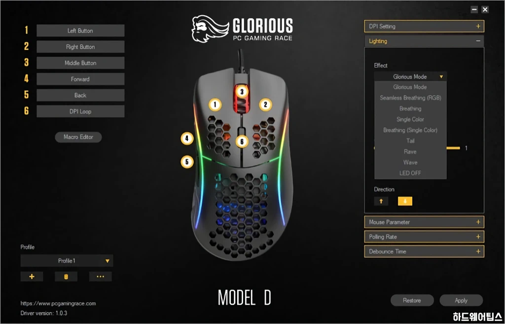 글로리어스 오딘 모델 D Glorious O.D.I.N Model D 리뷰 26