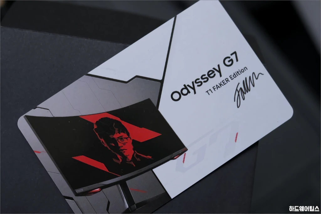 오디세이 G7 T1 페이커 에디션 페이커 피규어 간단 리뷰 6