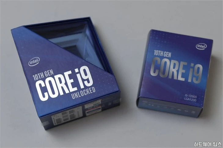 인텔 코어 i9 10900K vs. i9 10900 간단 성능 비교 1