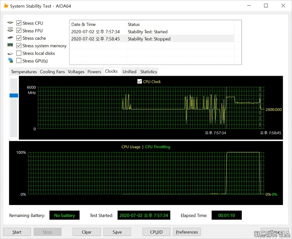 인텔 코어 i9 10900K vs. i9 10900 간단 성능 비교 5