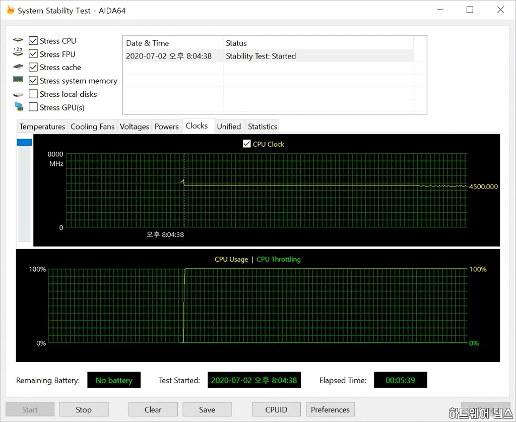 인텔 코어 i9 10900K vs. i9 10900 간단 성능 비교 6