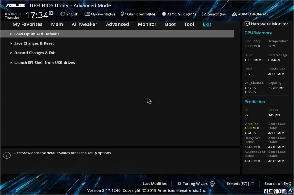 인텔 코어 i9 10980XE ASUS PRIME X299 Edition 30 간단 리뷰 54