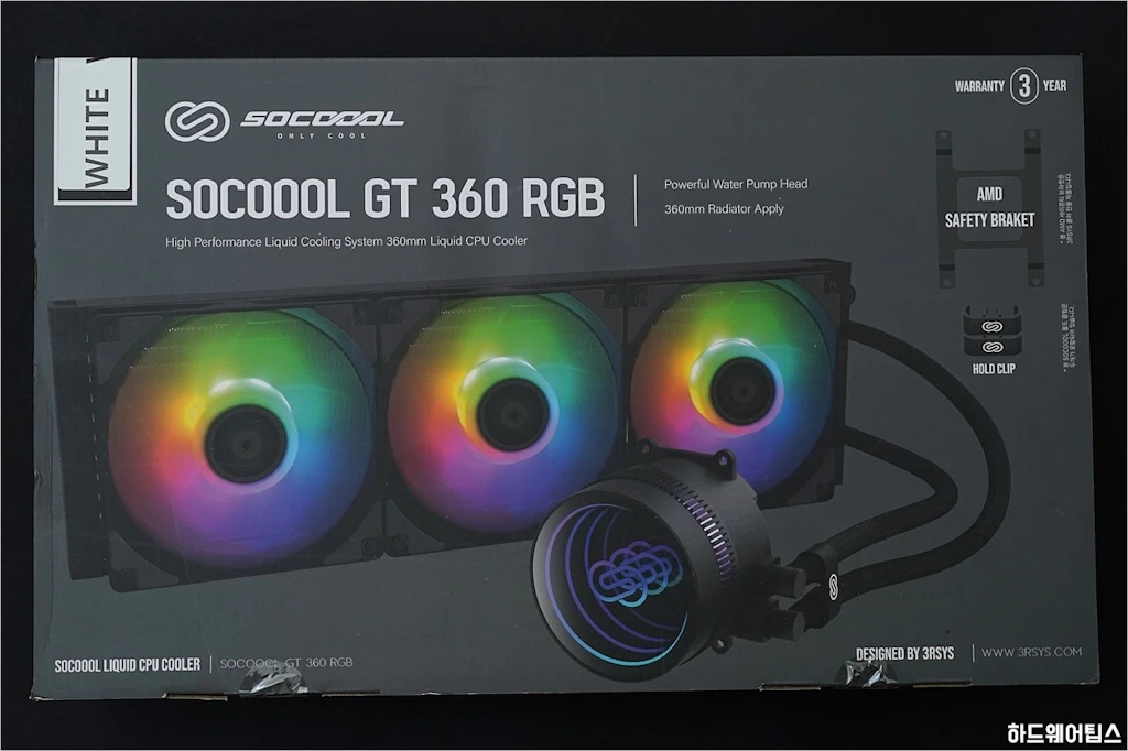 3RSYS Socoool GT 360 RGB WHITE 리뷰 3