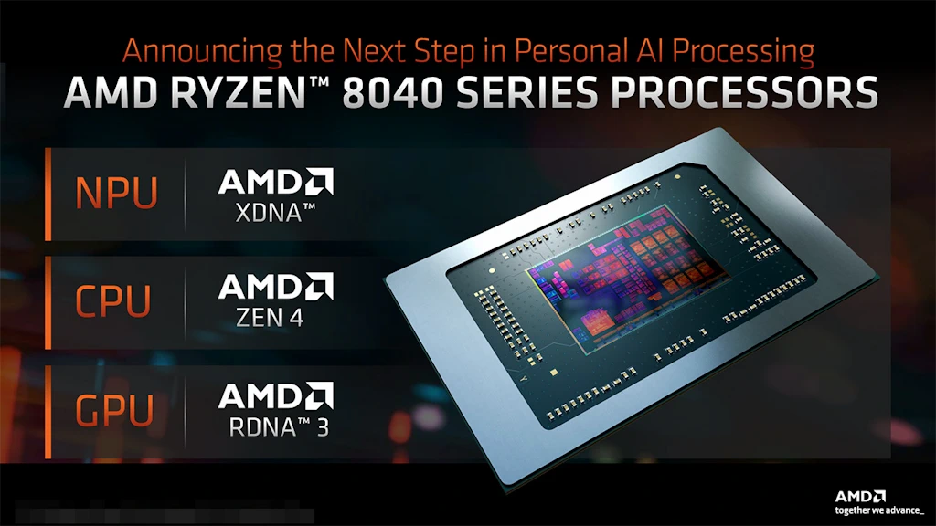 AMD 노트북용 APU 라이젠 8040 시리즈 발표 1