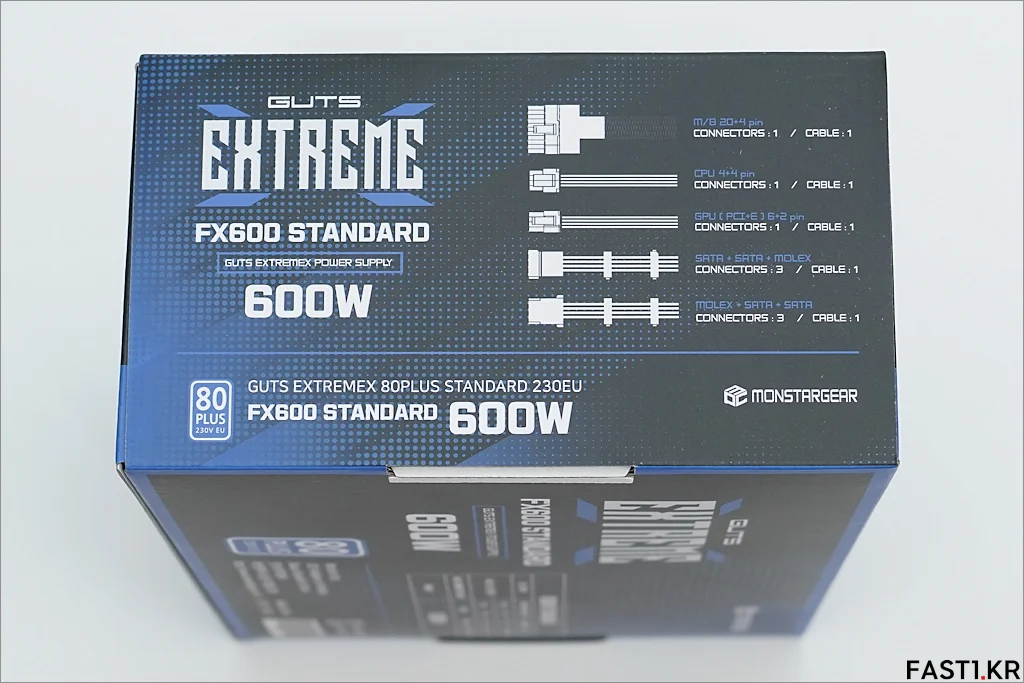 몬스타 가츠 ExtremeX FX600 FX700 80PLUS STANDARD 간단 리뷰 005