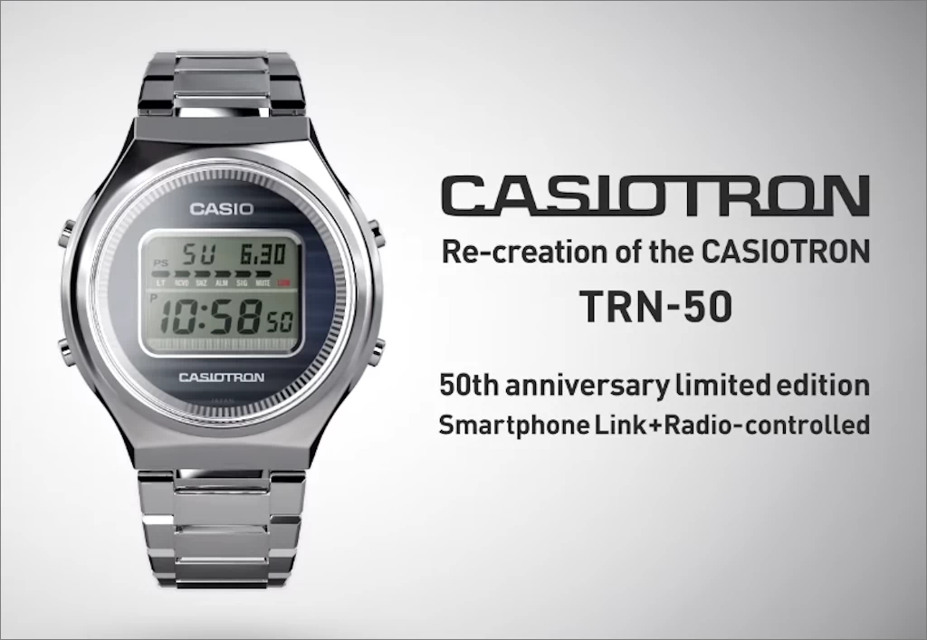 카시오 50주년 기념 손목시계 TRN 50 2A 카시오트론 QW02 복각 2
