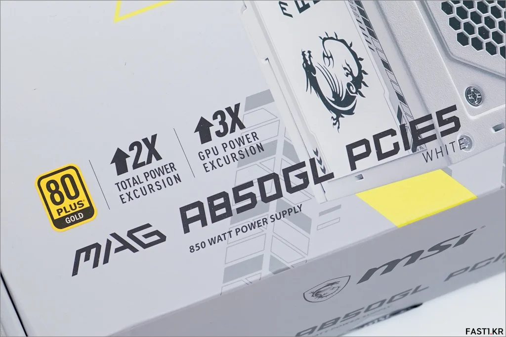 MSI MAG A850GL PCIE5 화이트 003