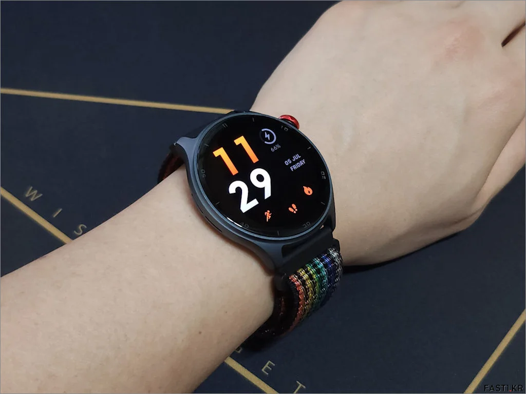 iGPSPORT LW10 스마트 워치 리뷰 22mm 스트랩